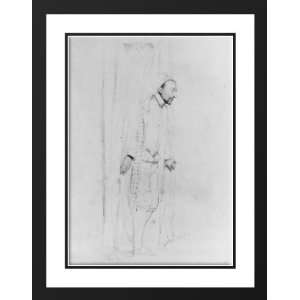  Delaroche, Paul 28x38 Framed and Double Matted Pencil 