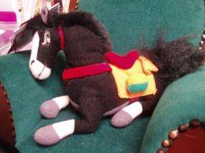 Mulan horse Khan bean bag toy cloth doll plush Disney movie new with 