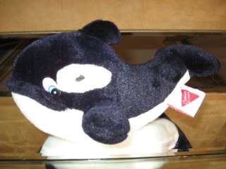   SHAMU) 10 Stuffed Killer Whale PLuSH DOLL ToY  1995  Made by Dakin