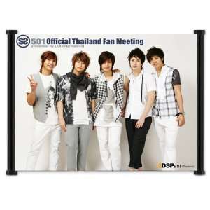  SS501 Kpop Fabric Wall Scroll Poster (40x32) Inches 