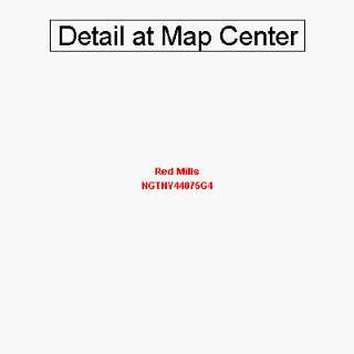   Map   Red Mills, New York (Folded/Waterproof)