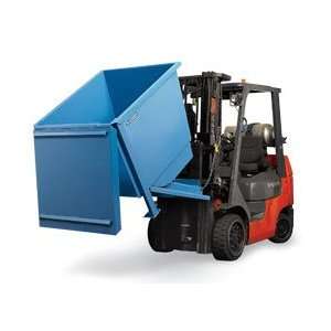   Heavy Duty Self Dumping Containers   Blue Industrial & Scientific