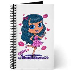  Journal (Diary) with High Maintenance Girl with Kisses on 
