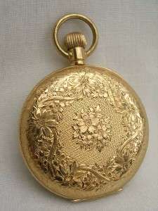 Solid 18 Carat Gold West End Watch Company Full Hunter Pocket Watch 