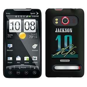  Desean Jackson Signed Jersey on HTC Evo 4G Case  