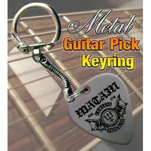  Watain Metal Guitar Pick Keyring Musical Instruments