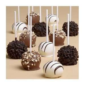 12 Fancy Chocolate Cake Pops Grocery & Gourmet Food