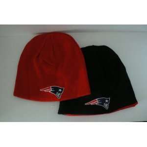 NFL New England Patriots Game Day Reversible Knit Beanie Hat Ski Skull 