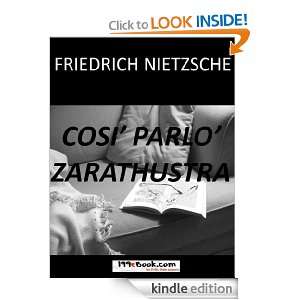 Così Parlò Zarathustra (Also Sprach Zarathustra) (German Edition 