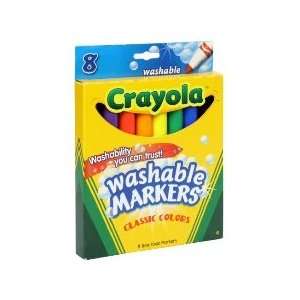   Crayola Classic Broadline Washable Markers 8pk