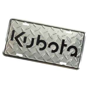 New Kubota Logo Aluminum License Plate  