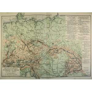  Leroy map of Prussia and Allemagne (1885)