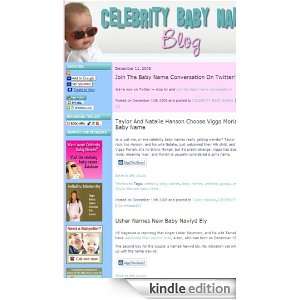  Celebrity Baby Names Blog Kindle Store