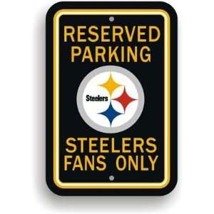  NFL Pittsburgh Steelers Plastic Parking Signs   Set of 2 