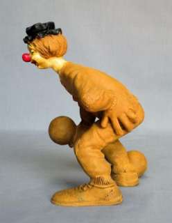 VTG 1978 ANDREOLI CLOWN LIFTING 1000 # BARBELL FIGURINE  