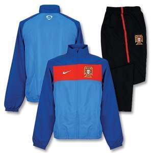 10 11 Portugal Woven Warm Up Suit   Blue/Black/Red  Sports 