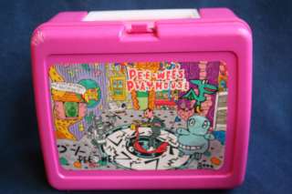 Vintage 80s Pee Wee Herman Playhouse Lunchbox Thermos Collectible 