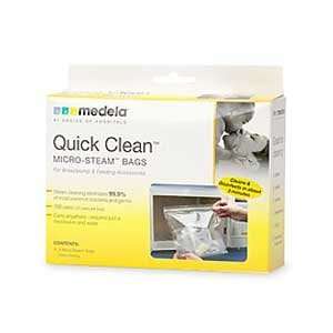 Quick Clean Micro steam Bags By Medela Baby