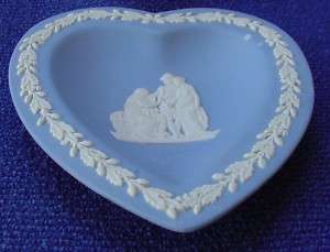 Wedgwood Jasperware Blue Heart Tray Trinket Coriolanus  
