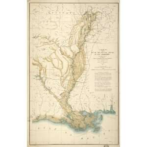 Civil War Map Map of the alluvial region of the Mississippi / drawn by 