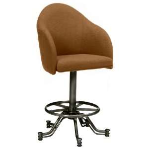  Tempo 30 Inch Webster Tilt Swivel Bar Stool with Arms, 46H 