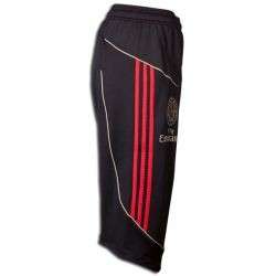 adidas AC Milan 2011 2012 3/4 Soccer Training Pants Brand New Black 
