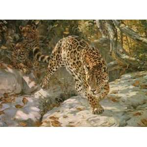 Donald Grant   Let Us Survive Jaguar And Cubs Artists Proof