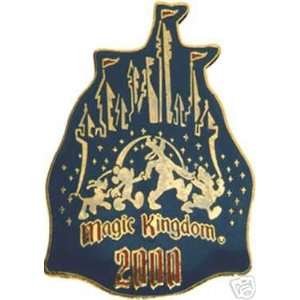  WALT DISNEY WORLD MAGIC KINGDOM BLUE CASTLE DISNEY PIN 