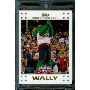 2007 Topps Opening Day #190 Wally the Green Monster Red Sox   Mint 