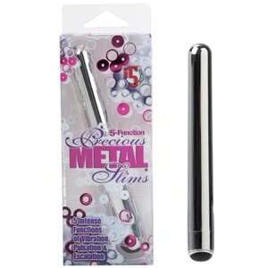  5 Function Precious Metal® Slims™ Vibrator   Slender 