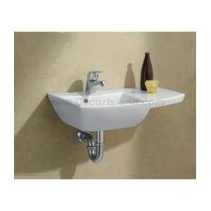  Cheviot Wall Mount Lavatory Sink W/ Right Hand Asymmetric Shelf 