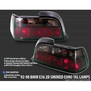 BMW 3 Series 2Dr Tail Lights Smoked Altezza Tail Lights 1992 1993 1994 