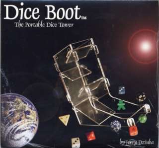 CHESSEX DICE BOOT THE PORTABLE DICE ROLLING TOWER NEW  