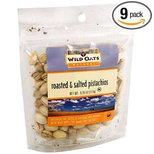 Wild Oats Natural Roasted & Salted Pistachios, 6.25 Ounce Bags (Pack 