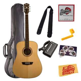   Left Handed Dreadnought Acoustic Guitar Bundle 670541806340  