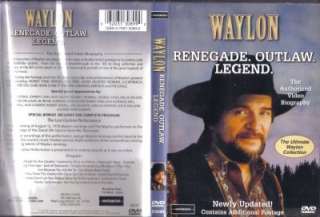 DVD WAYLON RENEGADE OUTLAW LEGENDWAYLON JENNINGS  