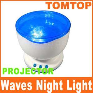 Ocean Daren Waves Night Light Projector Speaker Lamp  