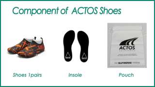 Actos legend Green]running aqua water yoga indoor fitness shoes water 