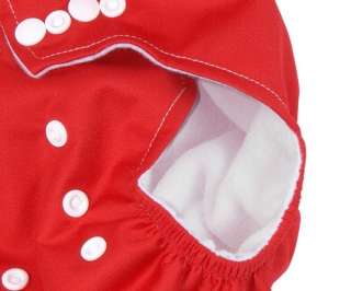 10PCS Reusable Baby Cloth Diaper Nappy + 10 Insert  
