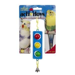   Pet Company Activitoy Traffic Light Small Bird Toy, Colors Vary Pet