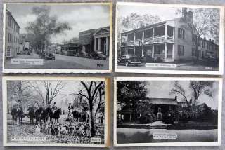 Middleburg VA 4 Vintage PCs Unused c 1930  