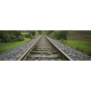  Railroad Track Passing through a Landscape, Germany by 