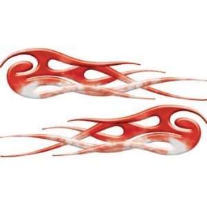  Twisted Nuclear Red Flames   2 h x 8 w 