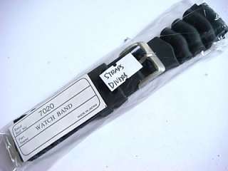 Original Seiko rubber 22mm strap made in Japan  