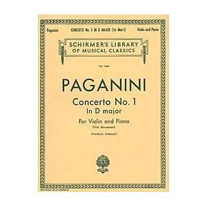   Musical Classics, Vol. 1460) (0073999478402) Niccolo Paganini Books
