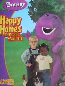 Barneys Happy Homes for People & Animals DVD SEALED  