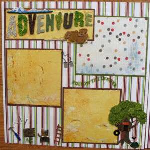 Adventure Premade Scrapbook Pages Treehouse Boy Amy  