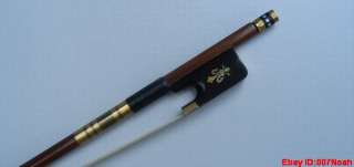   bow Pernambuco 7 ct gold straight solid bow stick size 4/4  