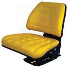 FORD TRACTOR SEAT ADJ TRAC /SPRING RIDE FLAT BACK BLUE  