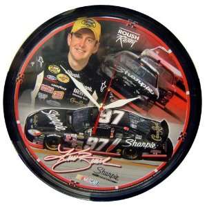 Kurt Busch NASCAR Driver Round Wall Clock